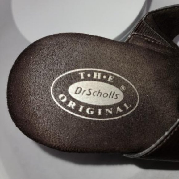 Dr Scholls brown wedge 3.5 heels - Avalone 3 - size 10 w/3 ring decor - Picture 5 of 8